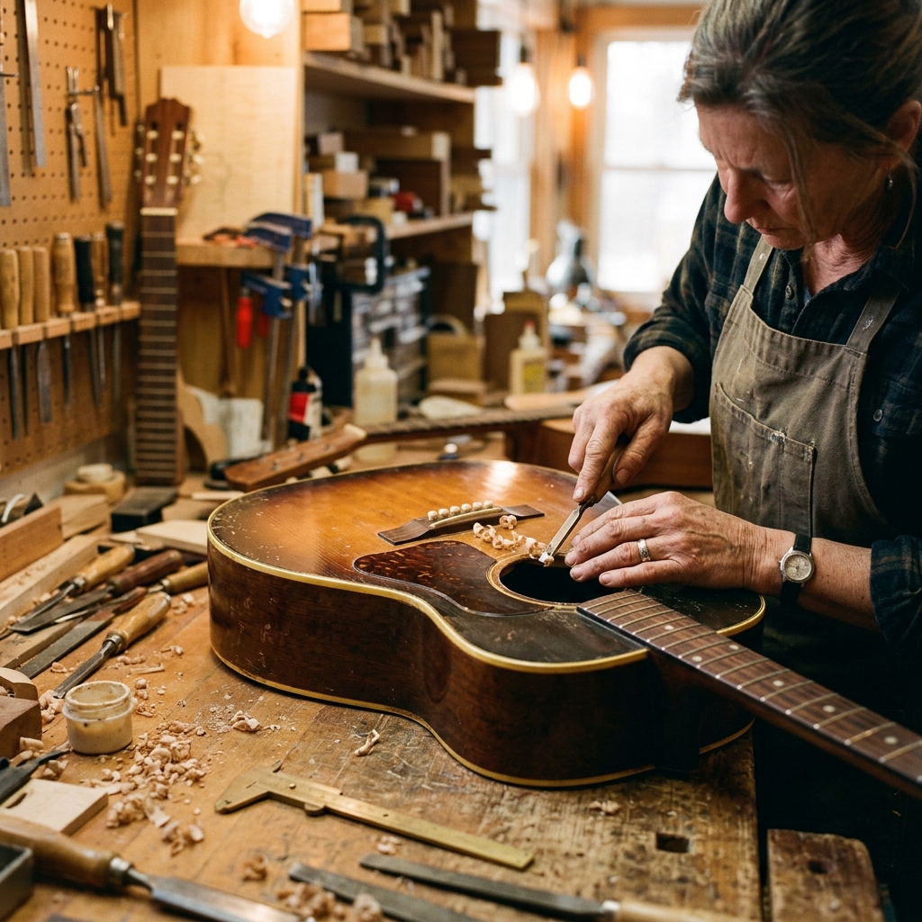 Expert instrument repair and restoration at Pleasantville Music Shoppe
